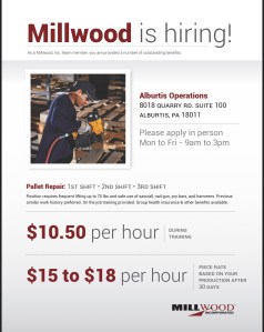 Millwood Is Hiring!