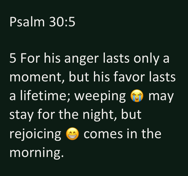 Psalm 30:5
